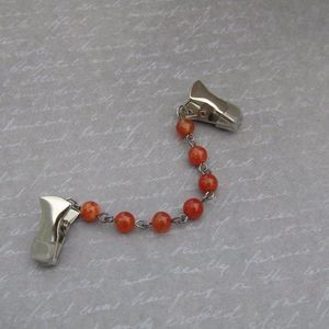 Lovely Stone Collar Clip 1950s Fashion Sweater Clips for Vintage Look